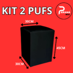 kit 2 PuffS Decorativo Sala/Quarto Super Fofo