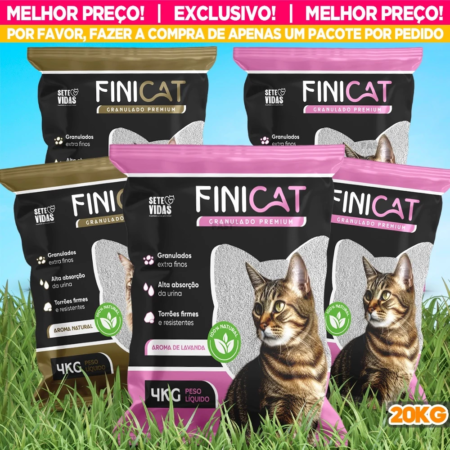 Areia Fini Cat Lavanda - 20KG