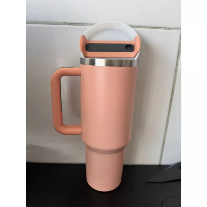 Garrafa Térmica com alça de água 1200ml Stanl*e* com canudo Tumbler versão copo grande