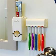 Dispenser Aplicador Creme Dental Pasta Dente Suporte