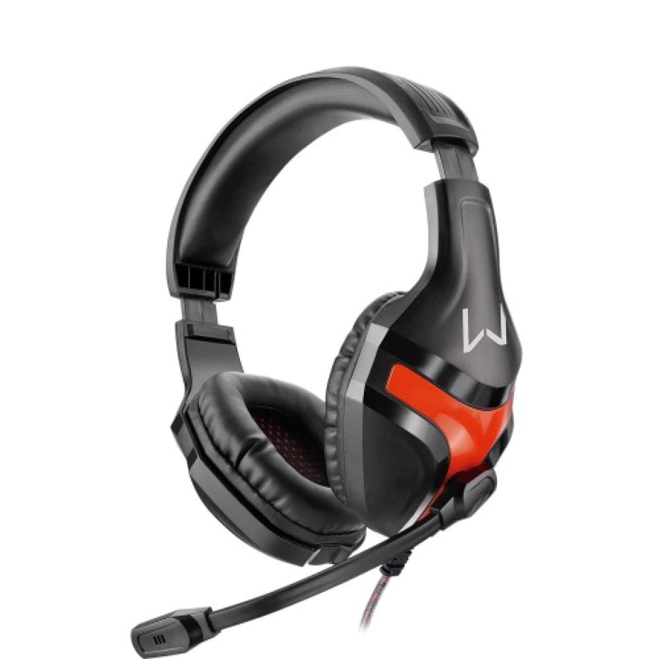 Headset Gamer Warrior Harve P2 Stereo Preto/Vermelho - PH101OUT